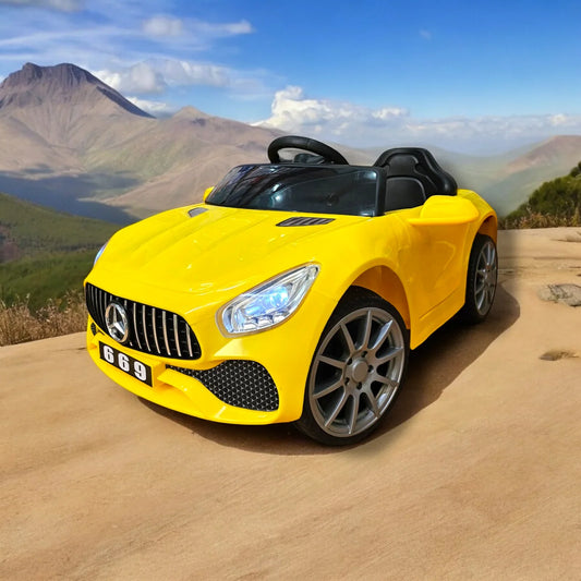 Mercedes Power Wheel Electric Car for Kids – Luxury Ride-On with Music, Lights & Remote Control | Golu Baby