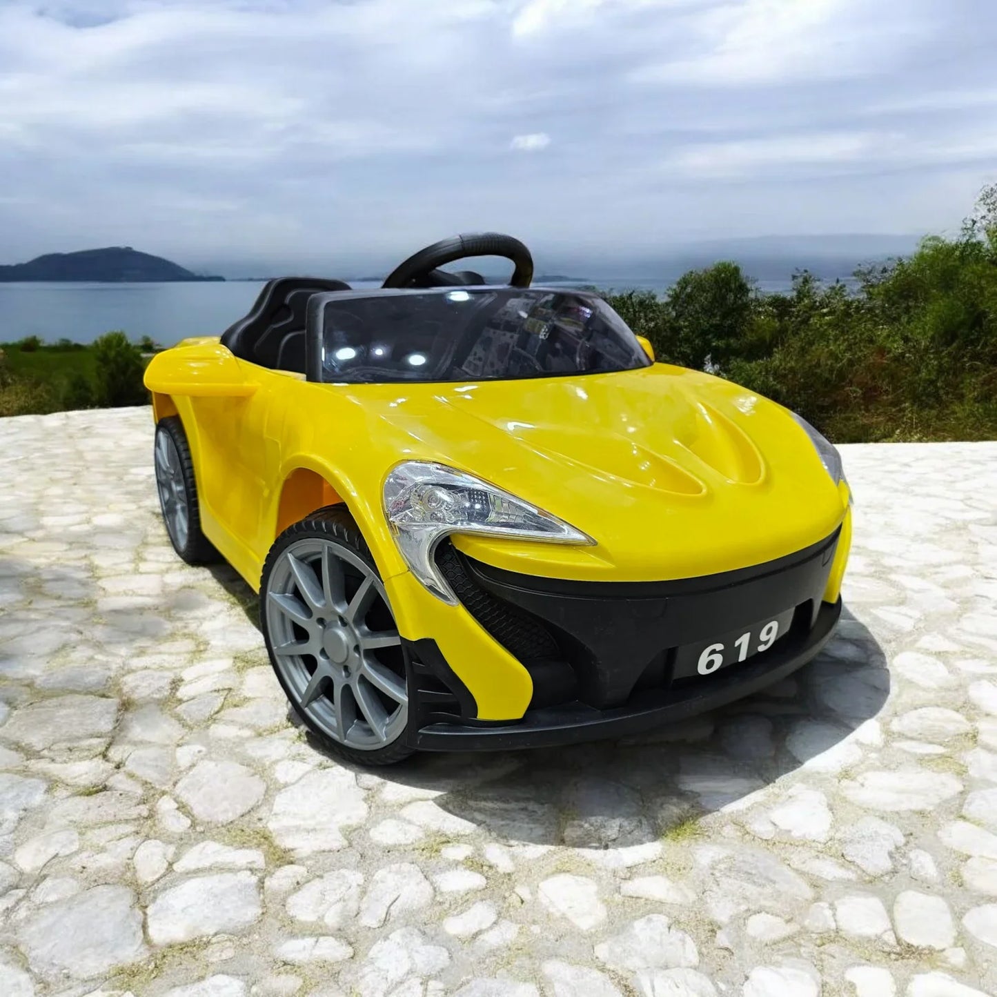 Power Wheel Electric Car for Kids – Luxury Ride-On with Music, Lights & Remote Control | Golu Baby