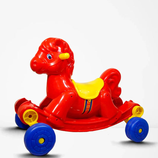 Lahori Horse Rocking & Riding Toy with Music & Horn – Classic Fun for Kids | Golu Baby