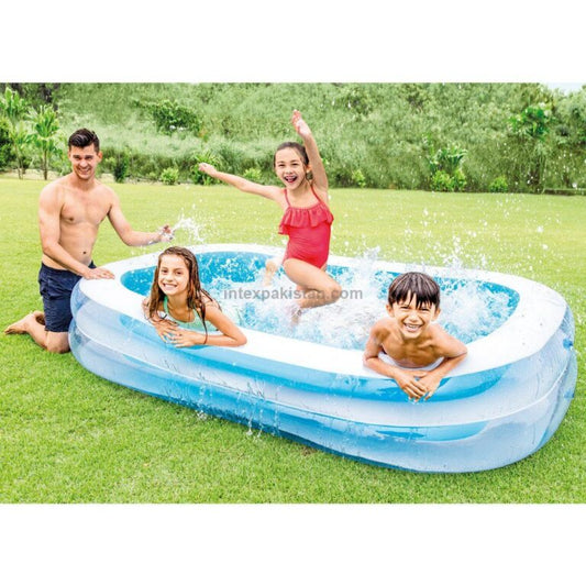 INTEX 8ft x 5.8ft x 22" Swim Center Family Pool | Golu Baby