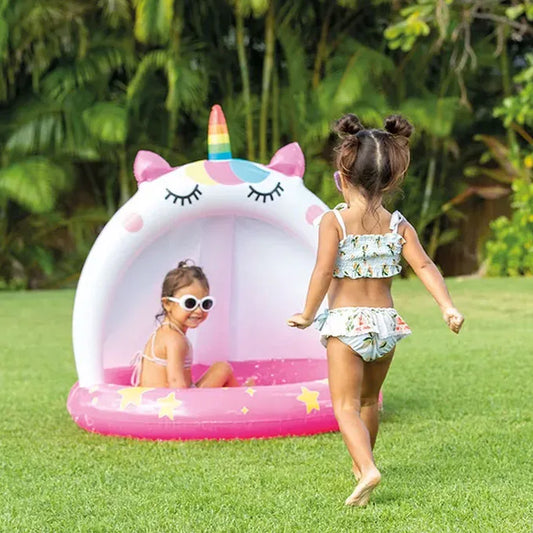 INTEX Caticorn Baby Pool (40″ x 40″) – For Ages 1–3 Years | Golu Baby