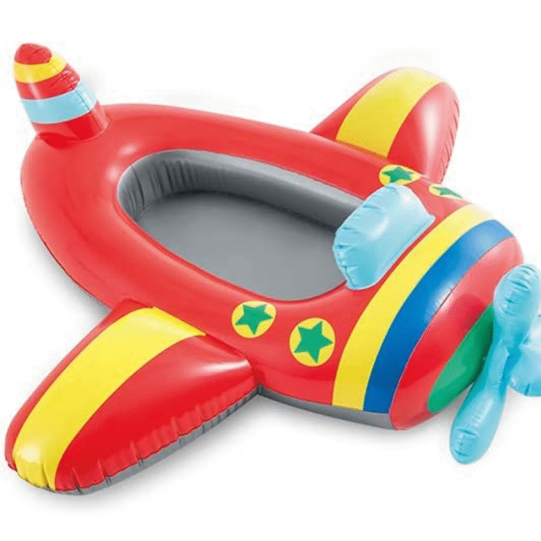 INTEX Pool Cruisers Inflatable Swim Ring Baby Float – Assorted Styles (Plane, Boat, Fish) | Golu Baby