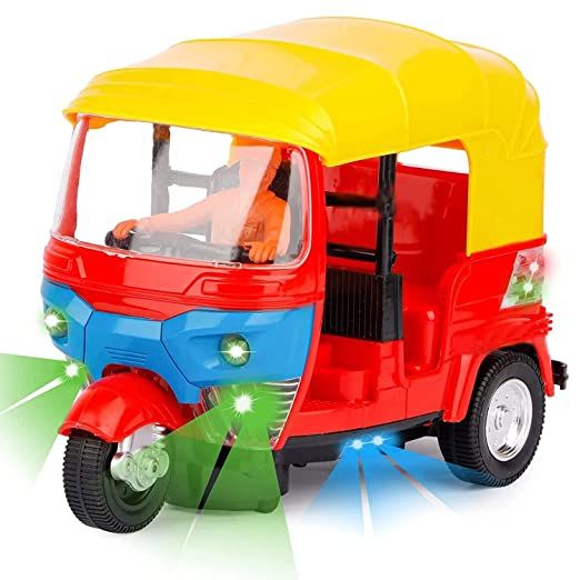 Best Kids Tricycle | Sound, Pump & Flashing Top Light - Golu Baby