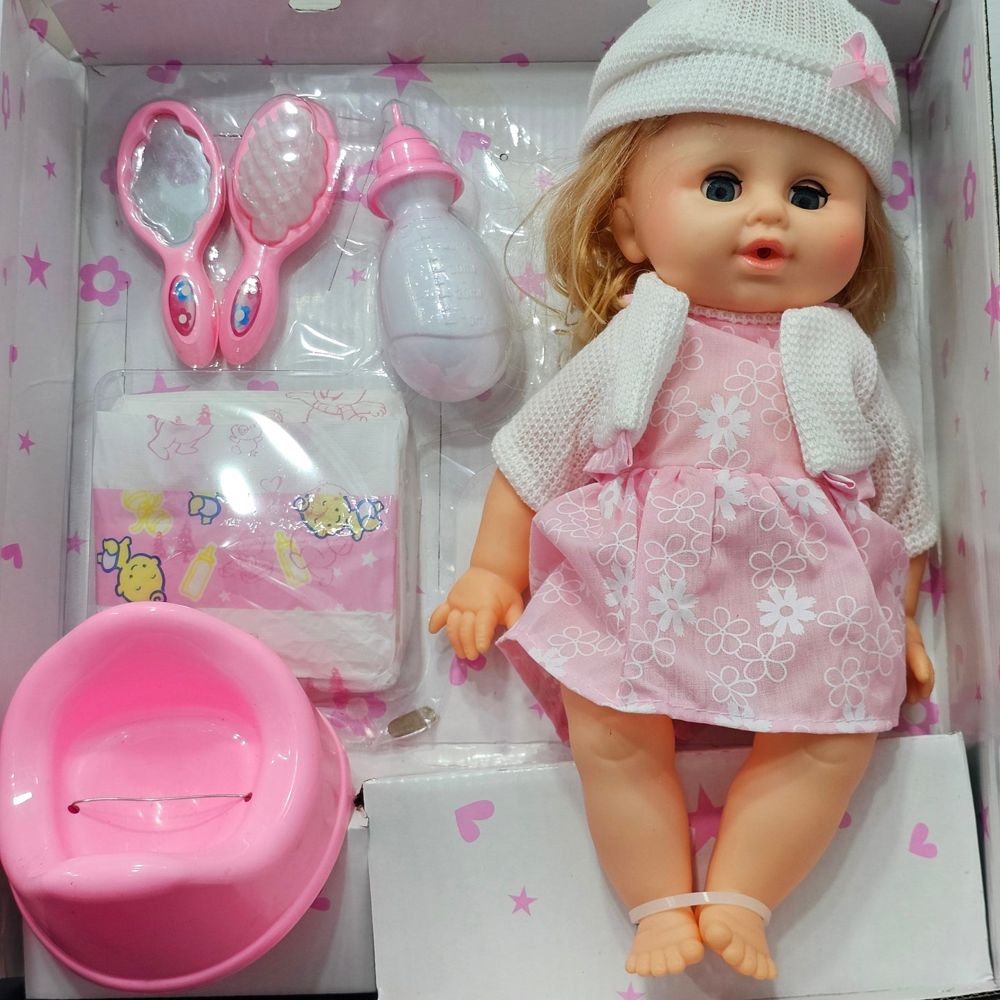 Baby Doll with Sound – I Drink, I Pee, Change Pamper & Potty Training | Golu Baby