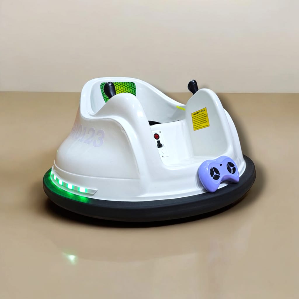 Kids Electric Bumper Car – 360° Spin, Music & LED Lights | Golu Baby