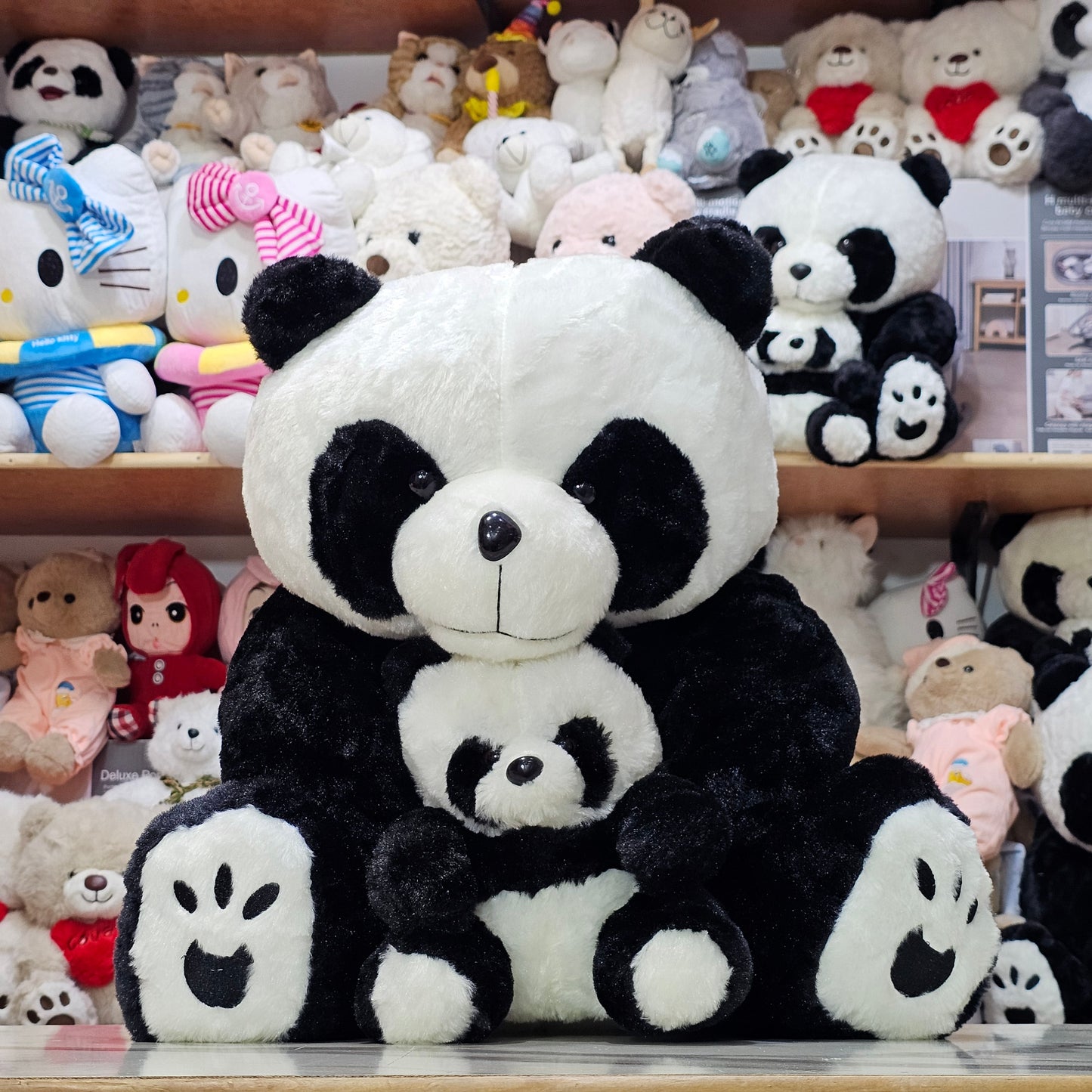 Double Panda – 55cm Plush Toy | Golu Baby