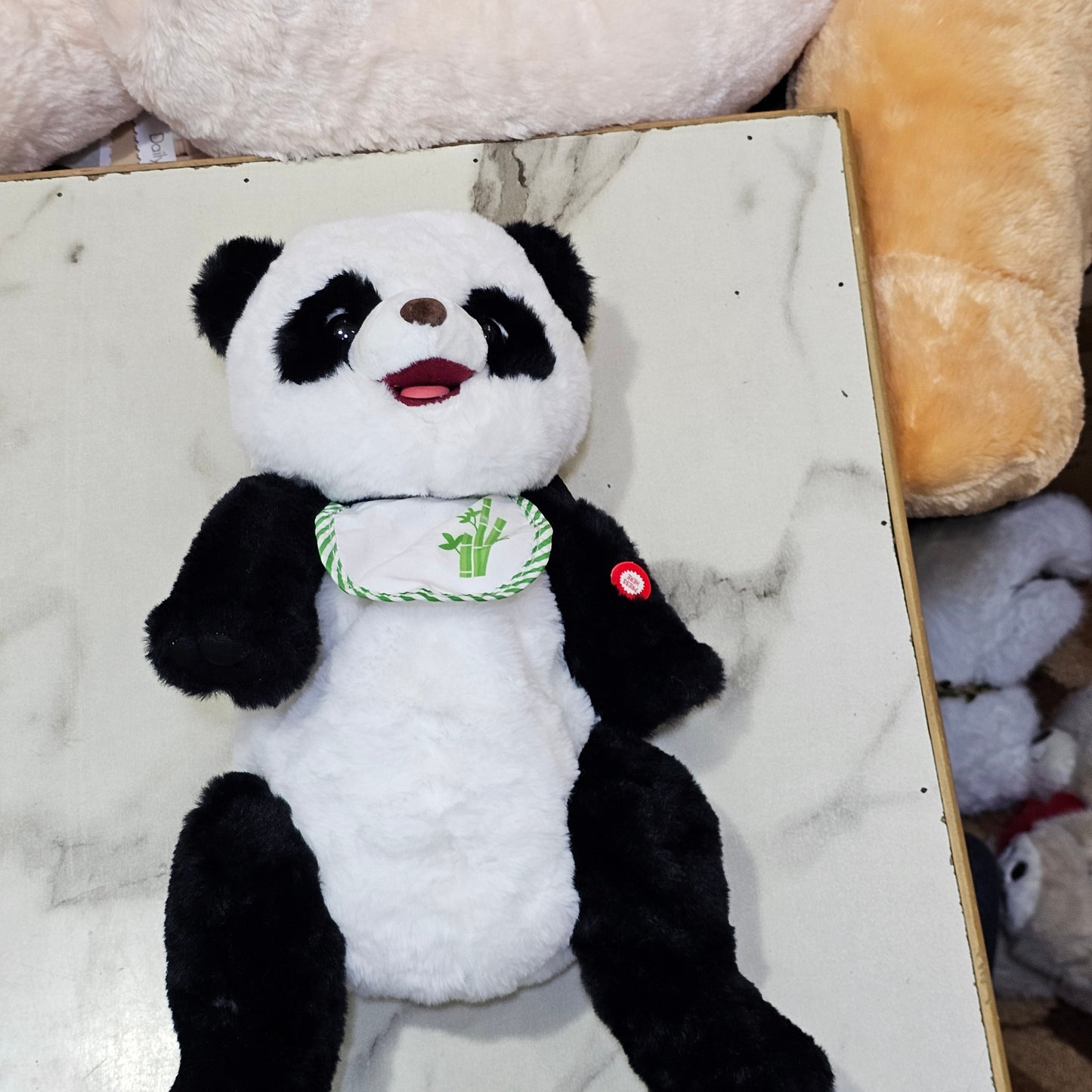 Learn to Speak Plush Cute Panda with Shoulder Bag – Interactive Talking Toy for Kids | Golu Baby