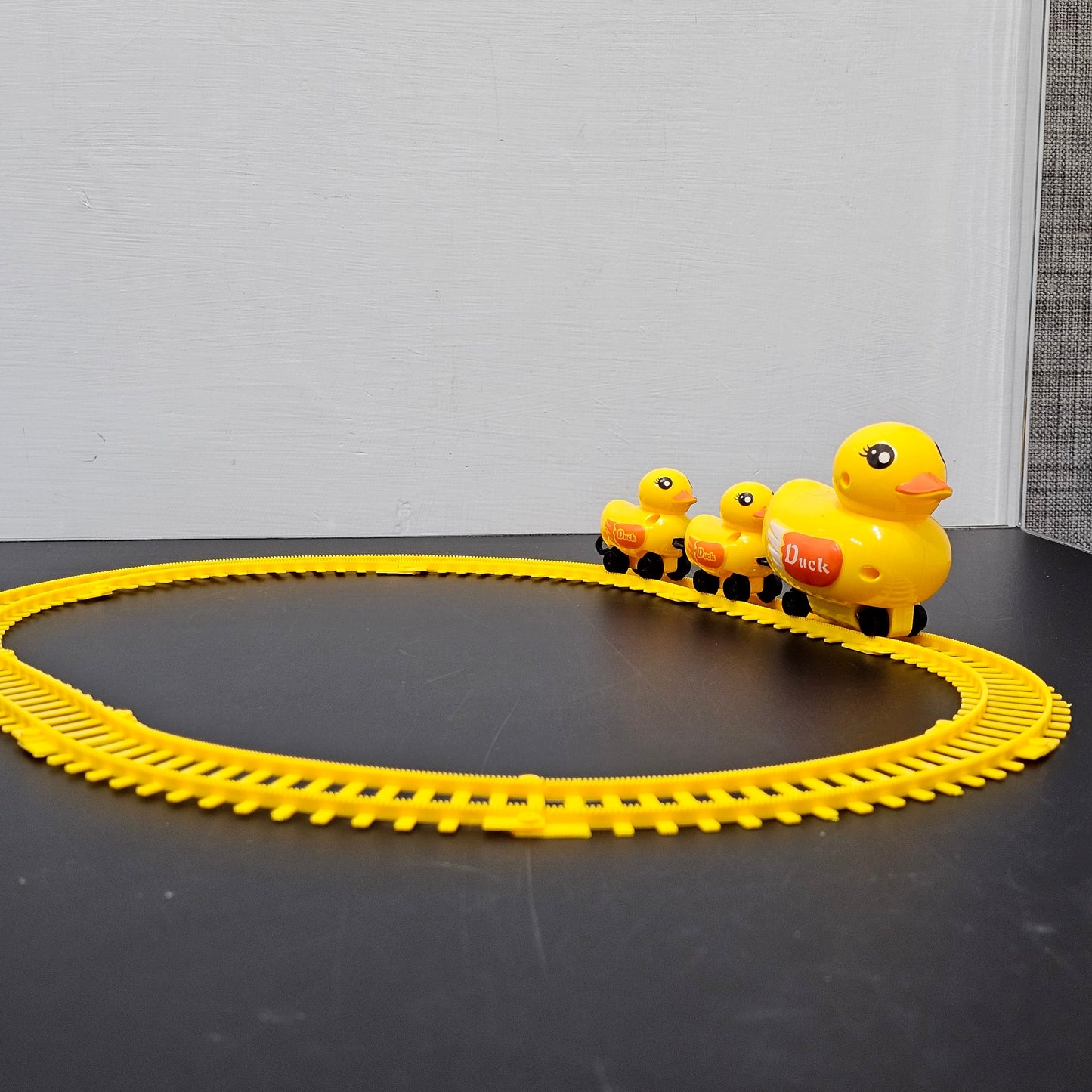 Yellow Duck Electric Rail Toy – Fun Moving Track Toy for Kids | Golu Baby