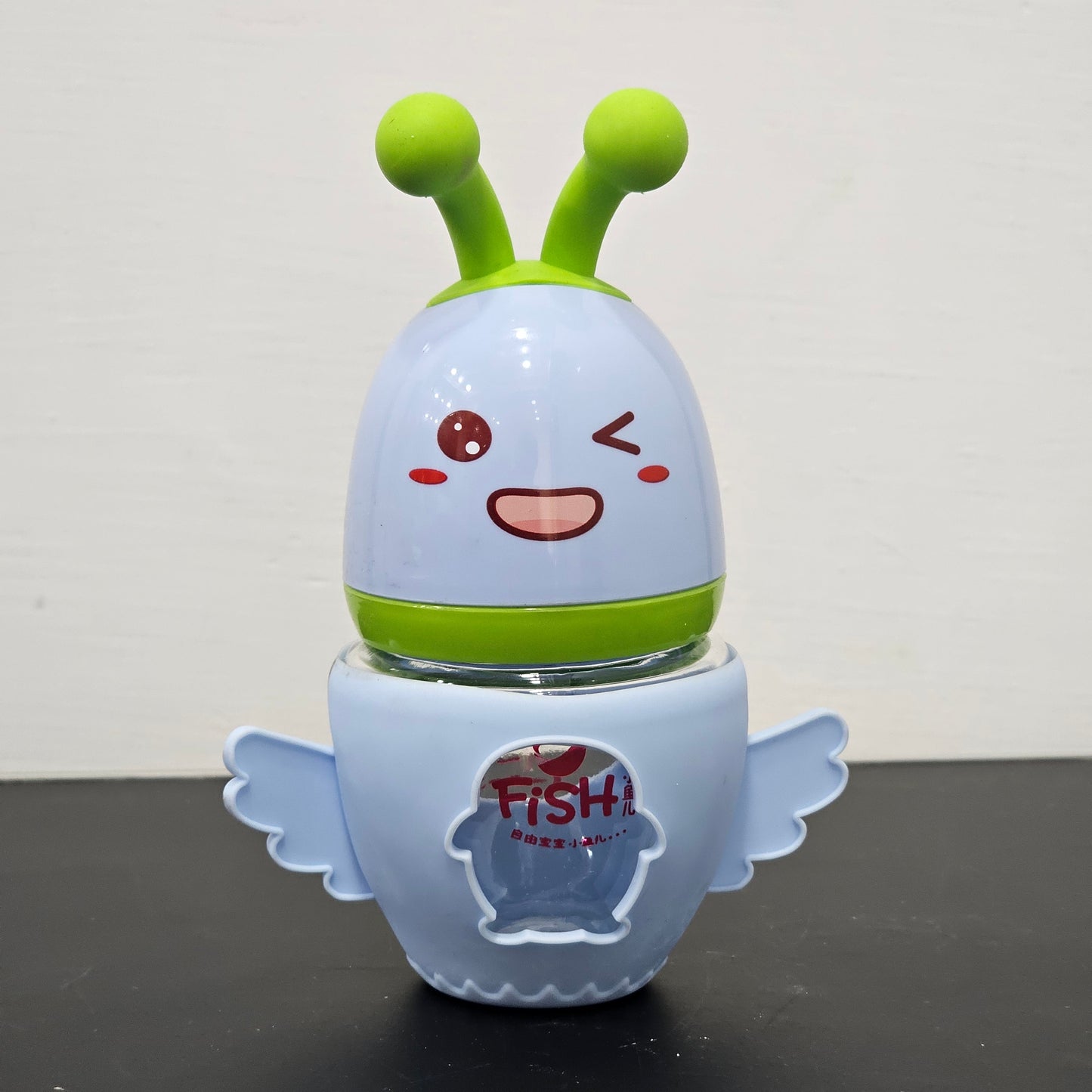 Baby Glass Feeder Blue 60ml – Safe, Compact & Easy to Use | Golu Baby