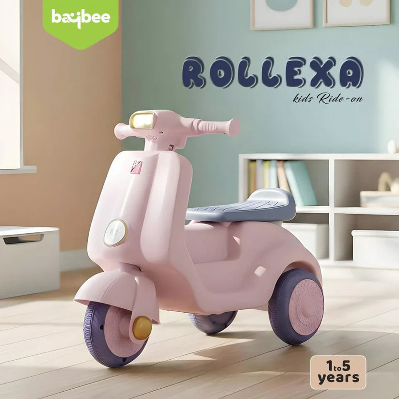 Kids Scooter Bike – Manual Ride-On with Lights & Music | Golu Baby