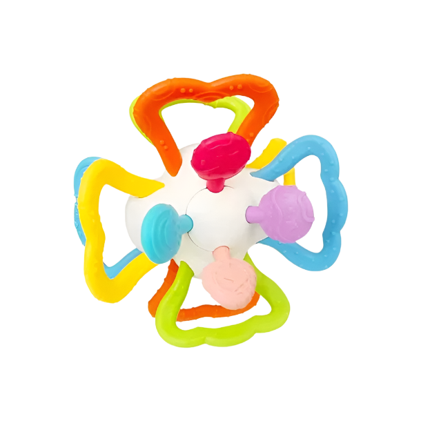 Baby Rattle Toy – Early Education for Visual, Touch & Auditory Development | Golu Baby