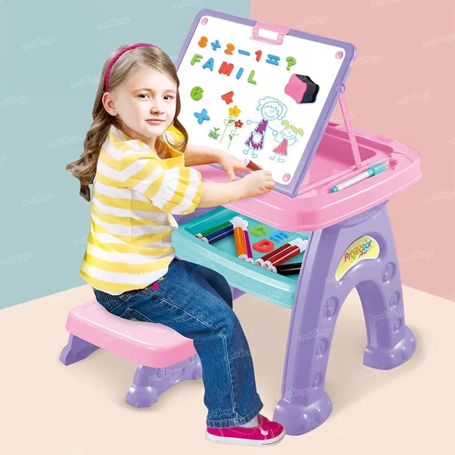 2 in 1 Projector Art & Writing Board – Creative Learning Fun! - Golu Baby