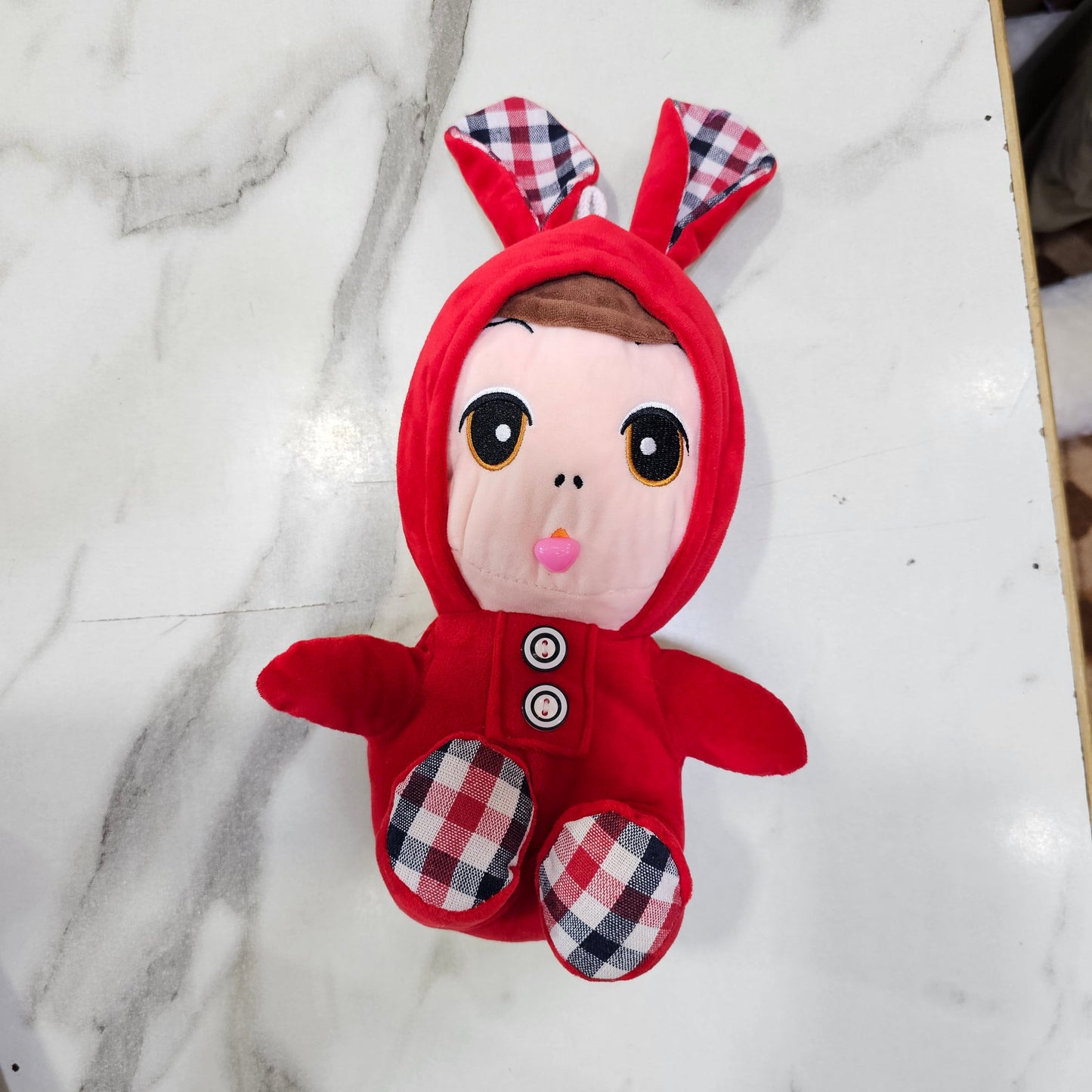 Red Cap Doll – 25cm Soft Plush Toy | Golu Baby