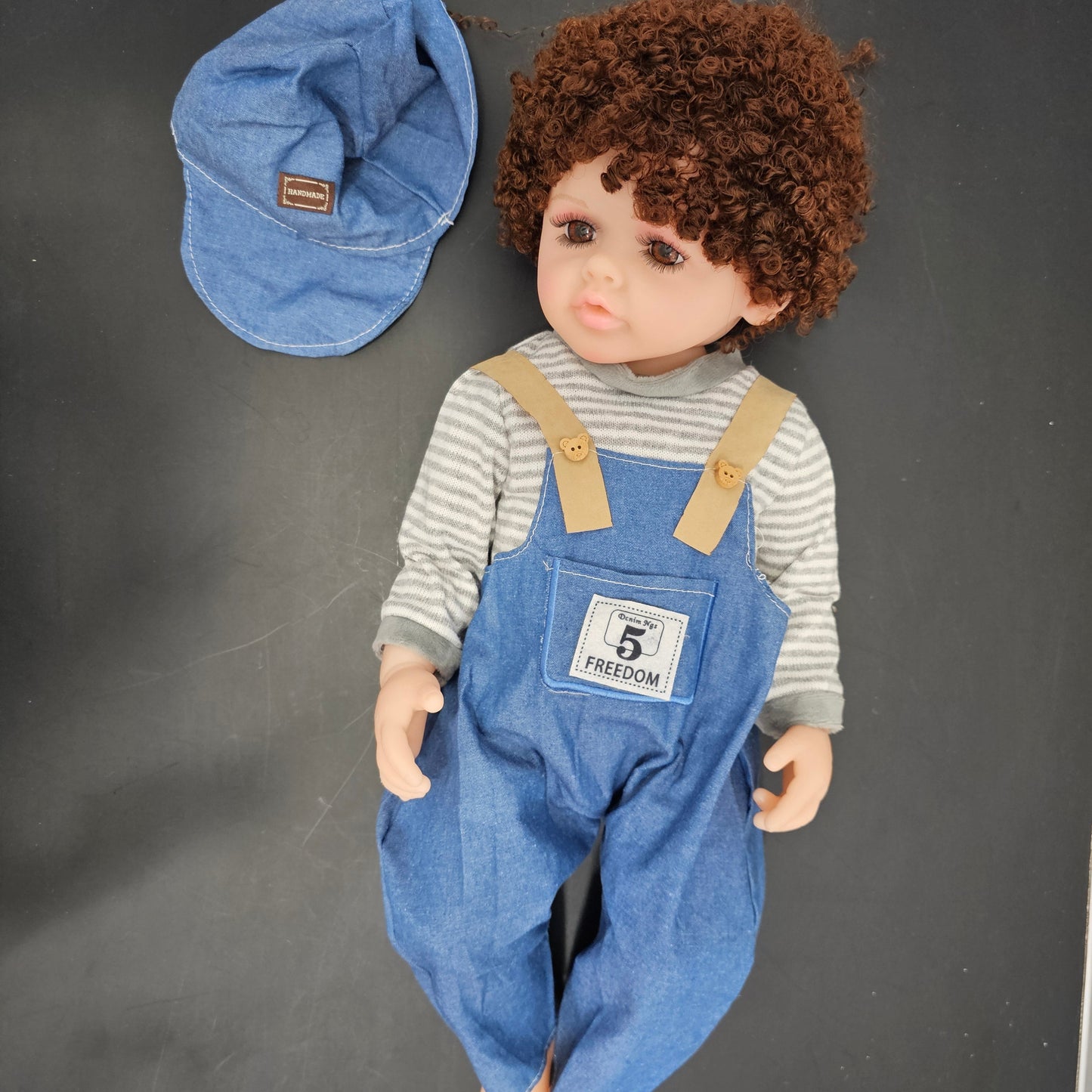 55cm Baby Silicone Doll – Lifelike Real Baby with Accessories | Golu Baby