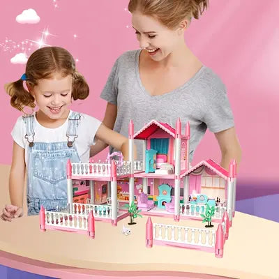 Sweet Dream House for Kids | Barbie Doll House Playset - Golu Baby