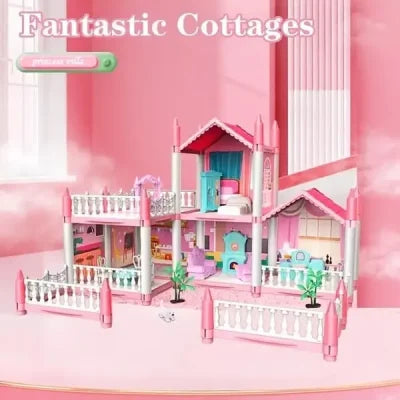 Sweet Dream House for Kids | Barbie Doll House Playset - Golu Baby