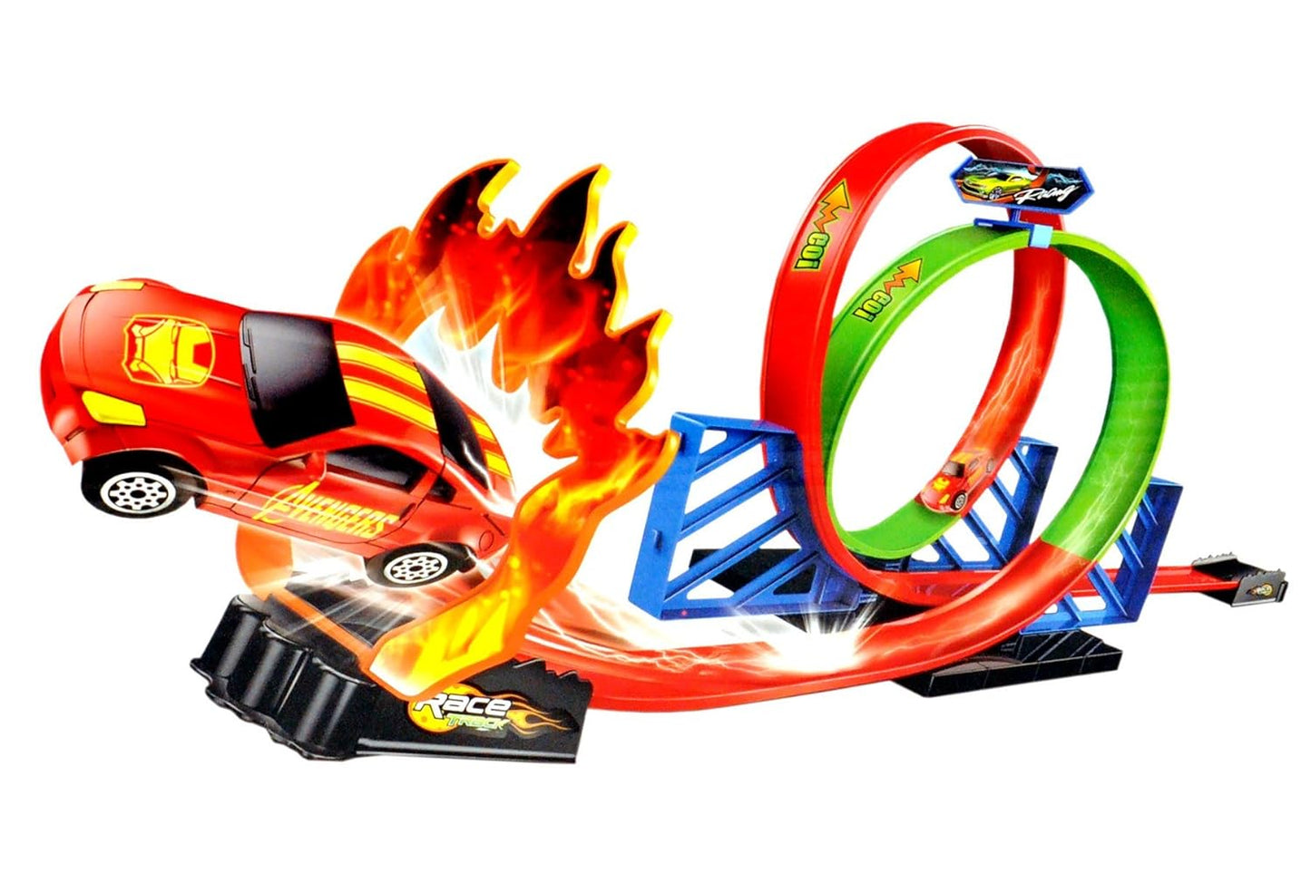Hot Wheels Racing Car β 360Β° Speed Loop Family Game | Golu Baby