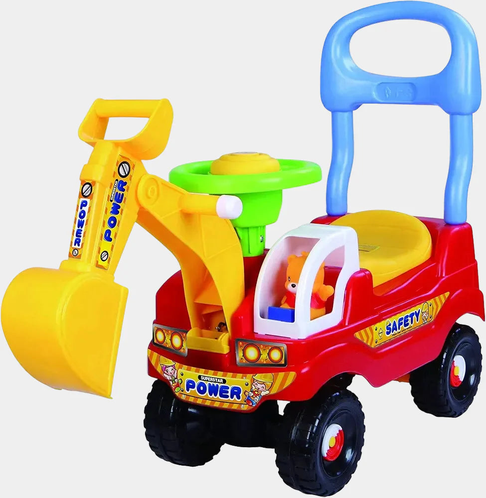 Kids Excavator Ride On Push Car – Golu Baby