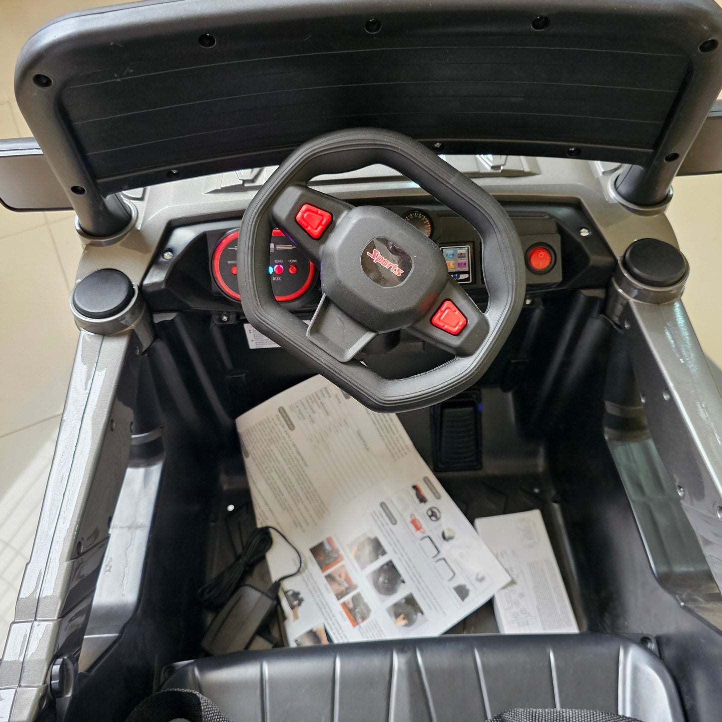 Power Wheel Electric Car for Kids – Luxury Ride-On with Music, Lights & Remote Control | Golu Baby