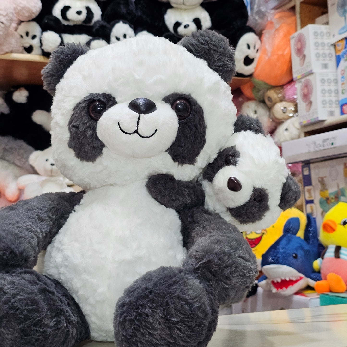 Panda with Baby – 40cm Soft Plush Toy | Golu Baby