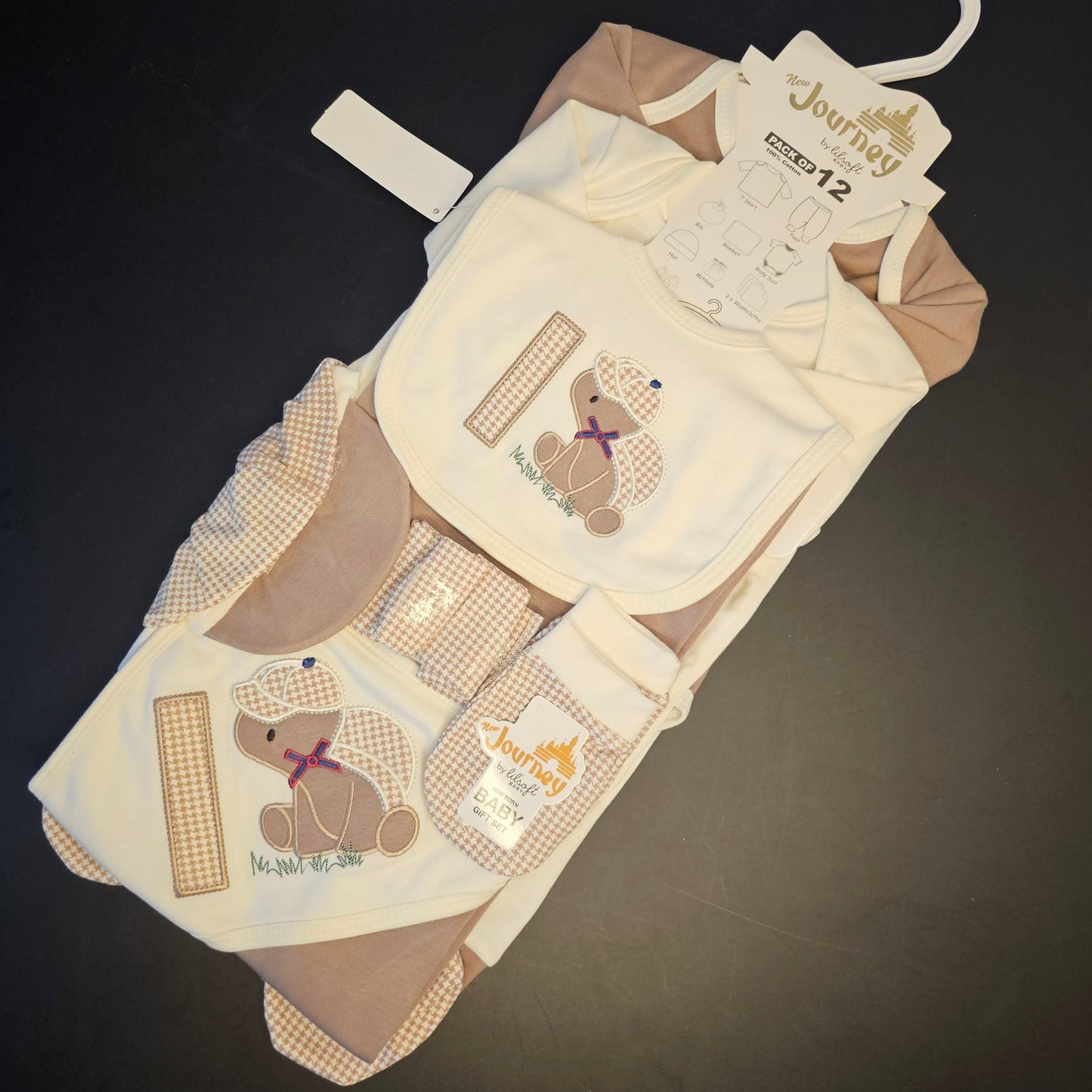 12-Piece Journey Baby Starter Set – Complete Newborn Essentials | Golu Baby