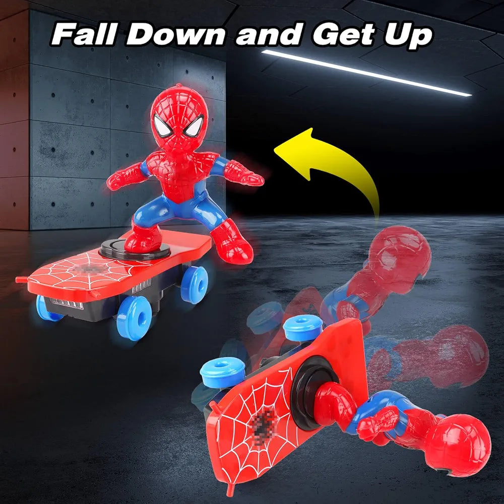 R.C. Spider-Man Scooter | Music, Lighting & 360° Rotation - Golu Baby