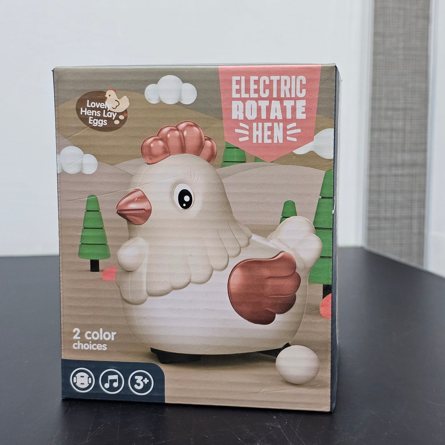 Musical Hen Toy with 3 Eggs – Lights, Sound & Egg-Laying Fun | Golu Baby