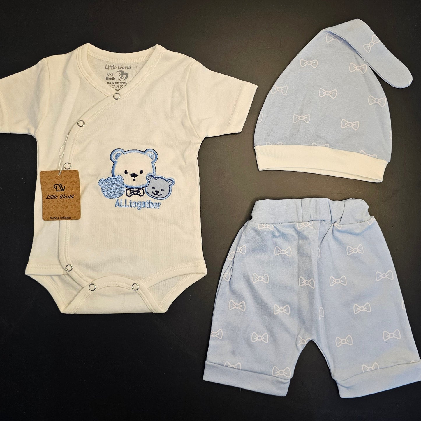 Little World Premium Quality Baby Dress – New Born Baby (Branded Stuff) | Golu Baby