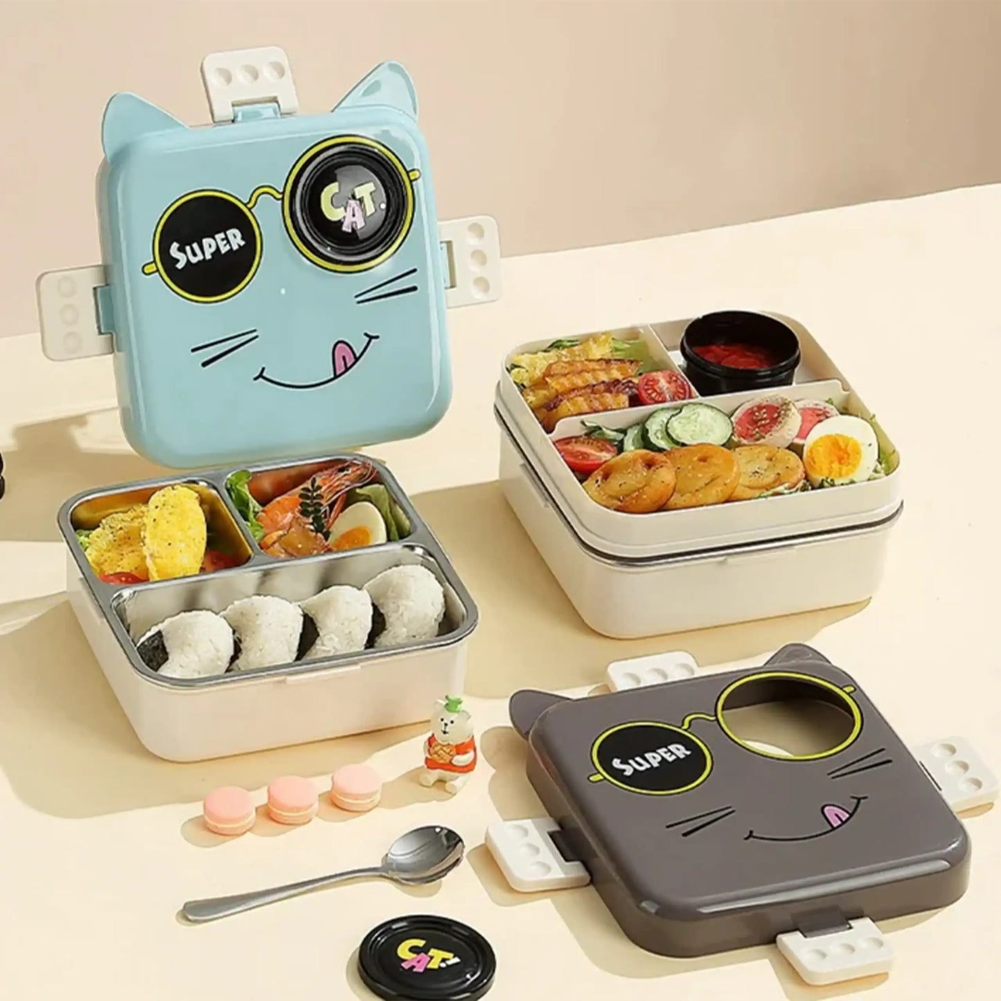 π± Hello Cat Lunch Box β Mealtime Made Adorable! | Golu Baby