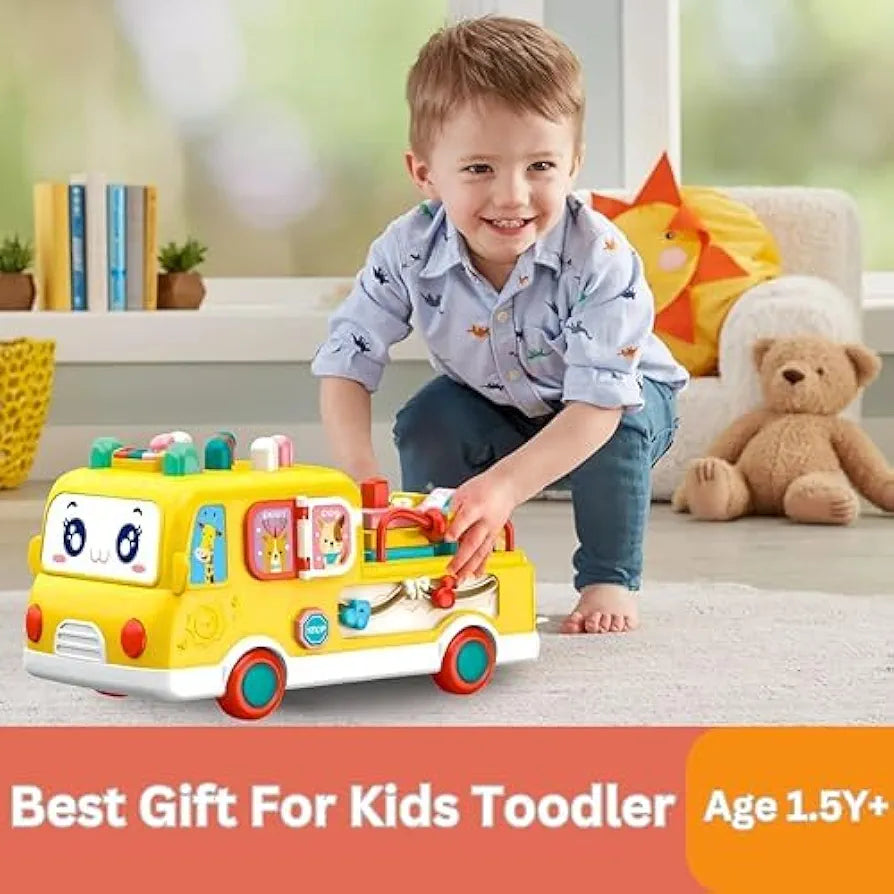 Educational Toy Car – Music, Shapes & Color Learning for Imagination & Creativity | Golu Baby