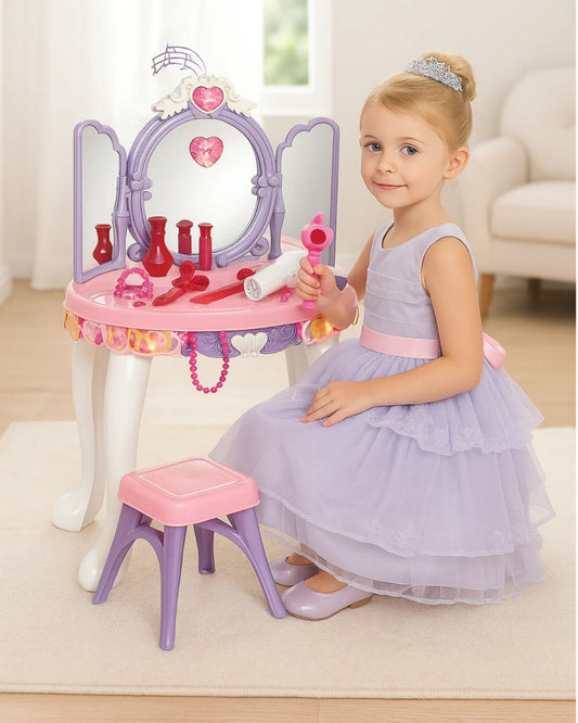 Magical Princess Dresser with Secret Control Door – Unlock the Royal Surprise! - Golu Baby