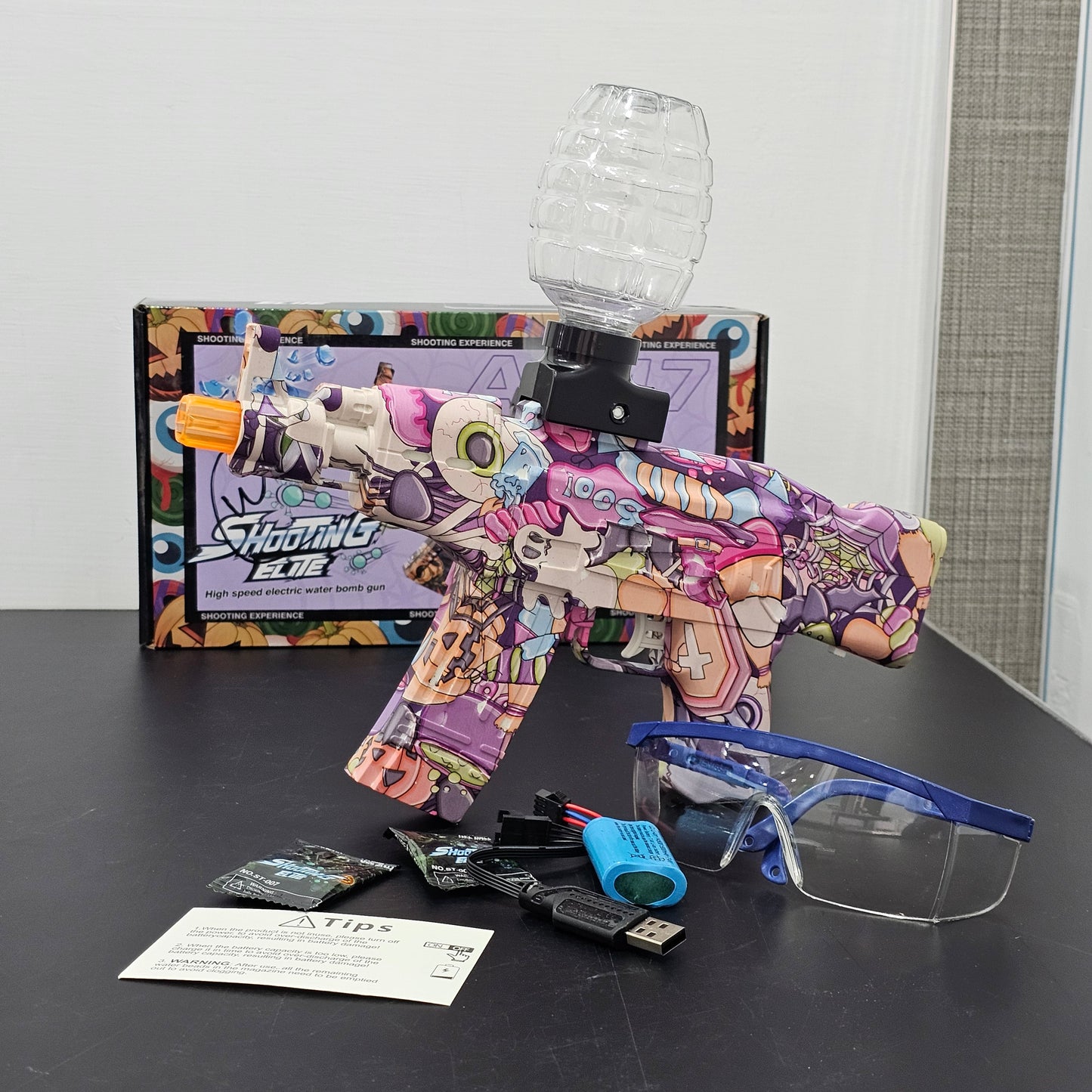 AK-47 Shooter Elite High-Speed Electric Water Bomb Gun ā Interactive Shooting Toy for Kids 8+ | Golu Baby