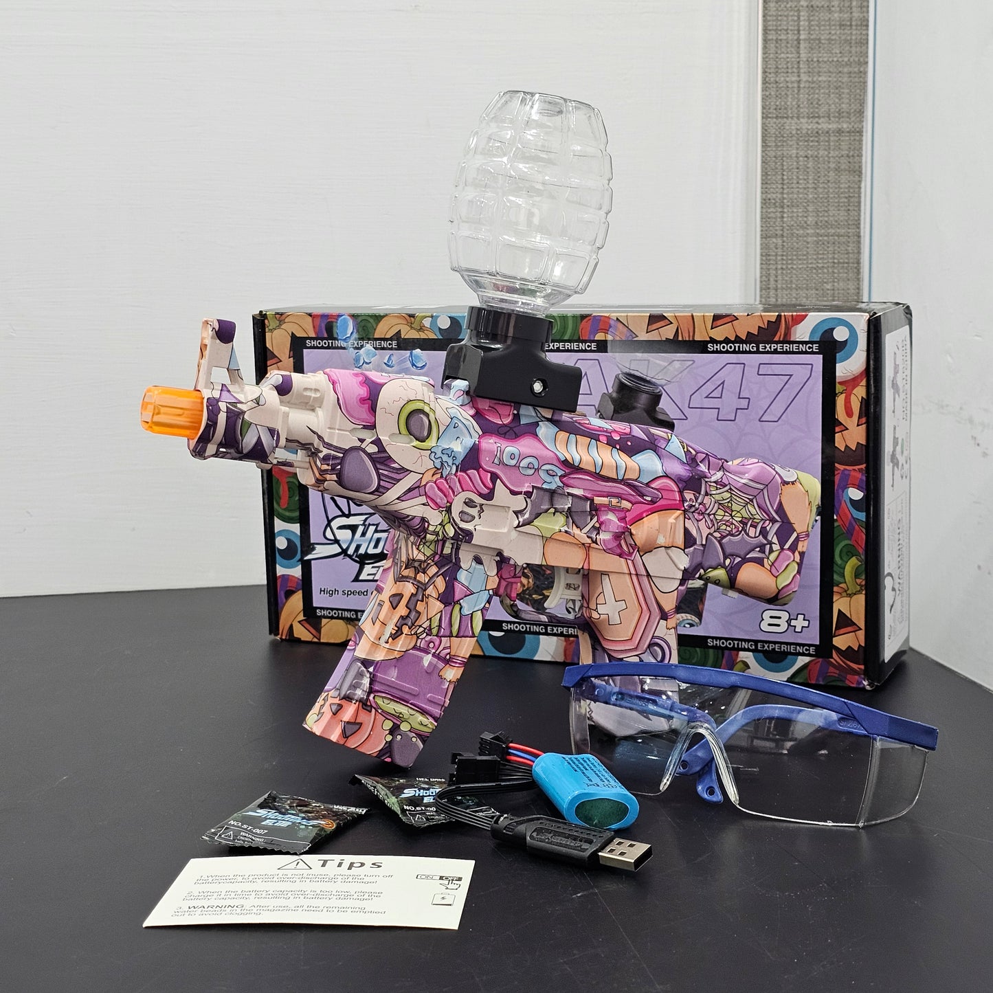 AK-47 Shooter Elite High-Speed Electric Water Bomb Gun ā Interactive Shooting Toy for Kids 8+ | Golu Baby