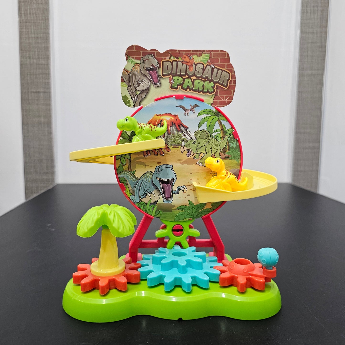 Dinosaur Park Slide Track Activity Toy | Fun Adventure Playset for Kids - Golu Baby