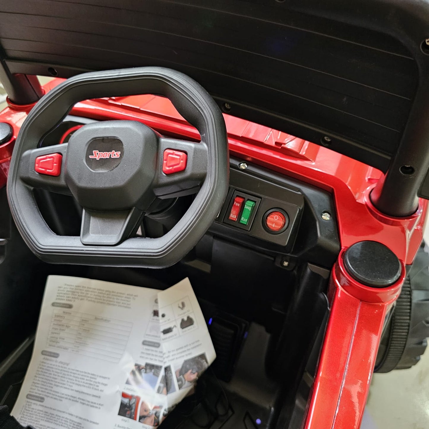 Power Wheel Electric Car for Kids – Luxury Ride-On with Music, Lights & Remote Control | Golu Baby