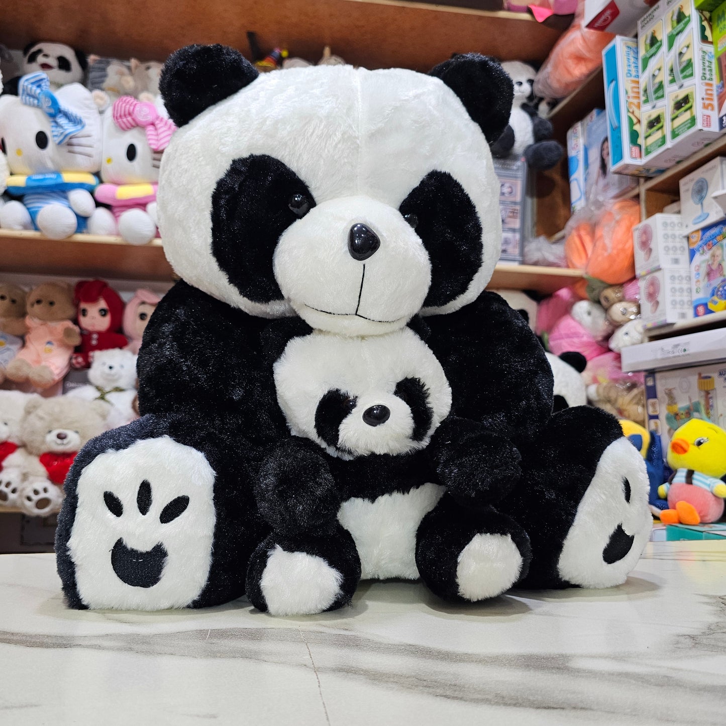 Double Panda – 55cm Plush Toy | Golu Baby