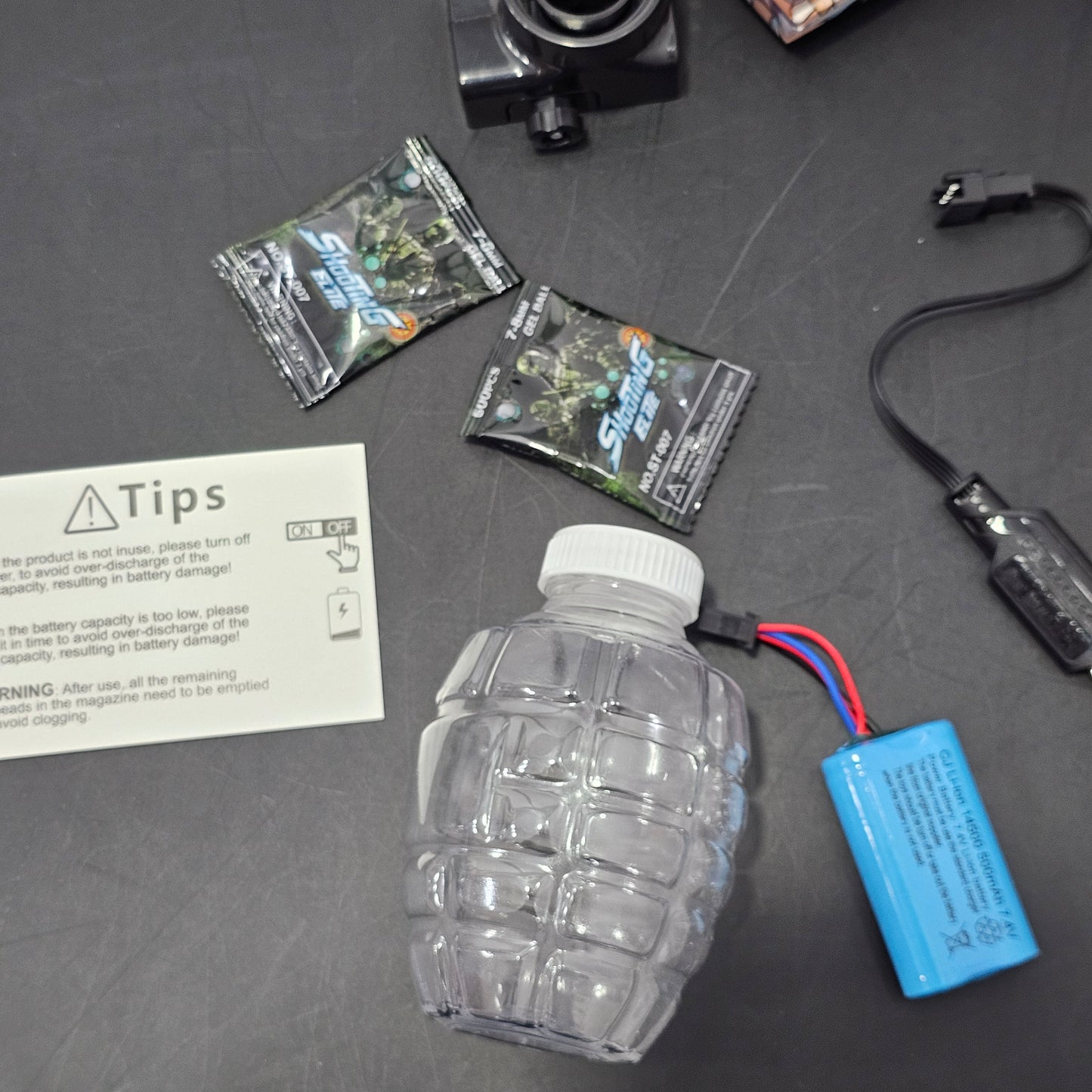 AK-47 Shooter Elite High-Speed Electric Water Bomb Gun ā Interactive Shooting Toy for Kids 8+ | Golu Baby