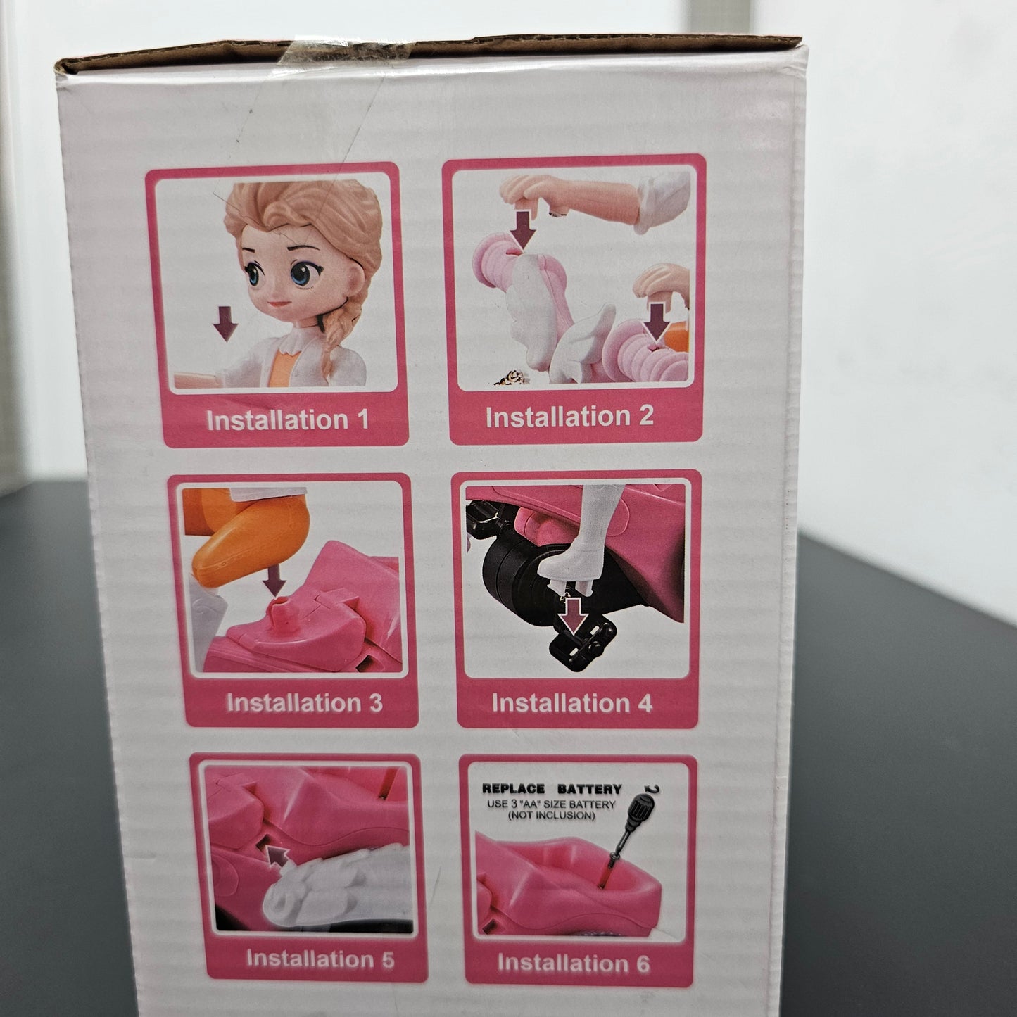 Girl Bicycle Doll with Music & Lighting | GoluBaby