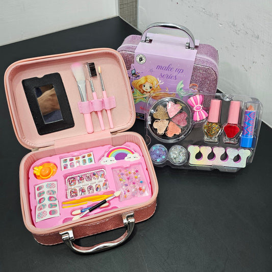 2-in-1 Makeup & Jewellery Set – Sparkle & Style in One! | Golu Baby