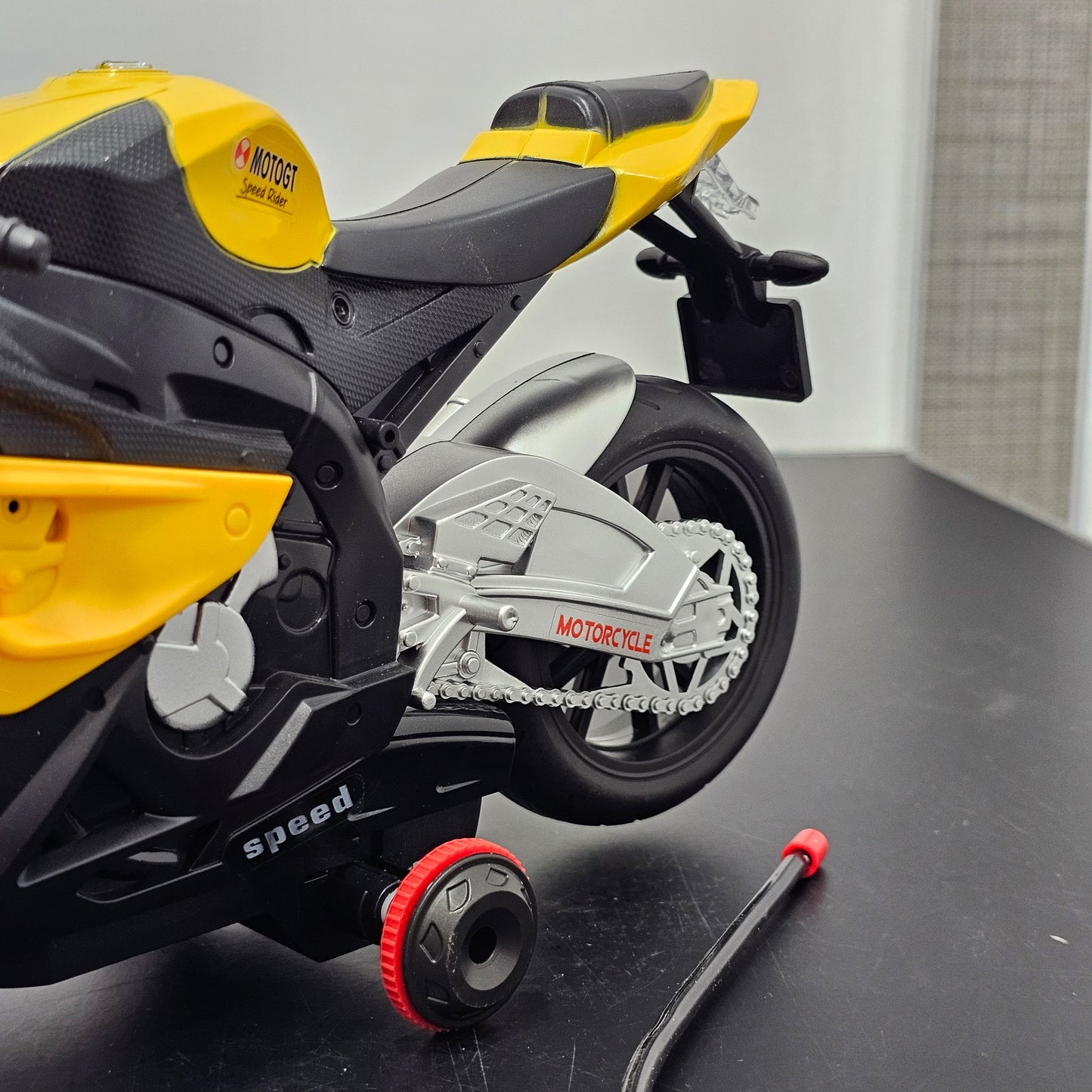 Race Moto 1:20 Remote Control Motorcycle – 360° Spin, Light & Sound Action | Golu Baby