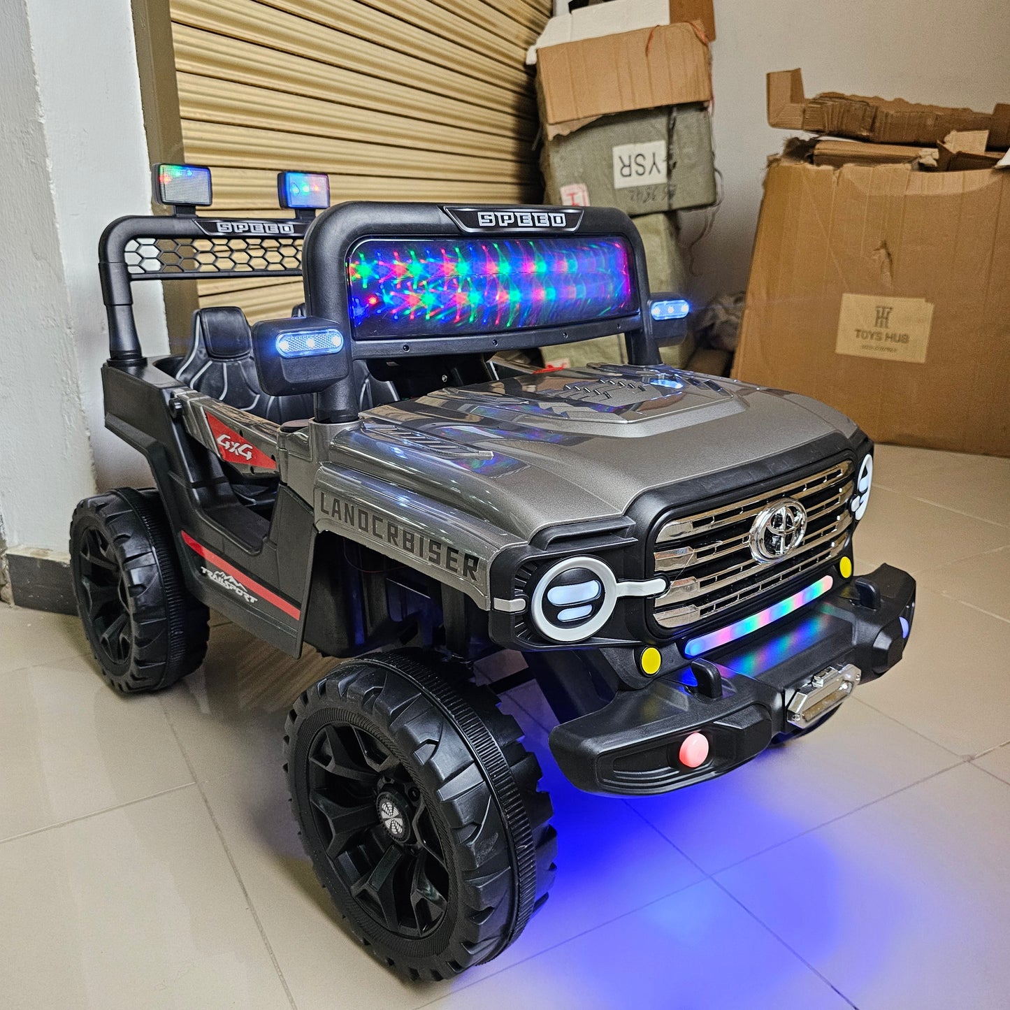 Power Wheel Electric Car for Kids – Luxury Ride-On with Music, Lights & Remote Control | Golu Baby