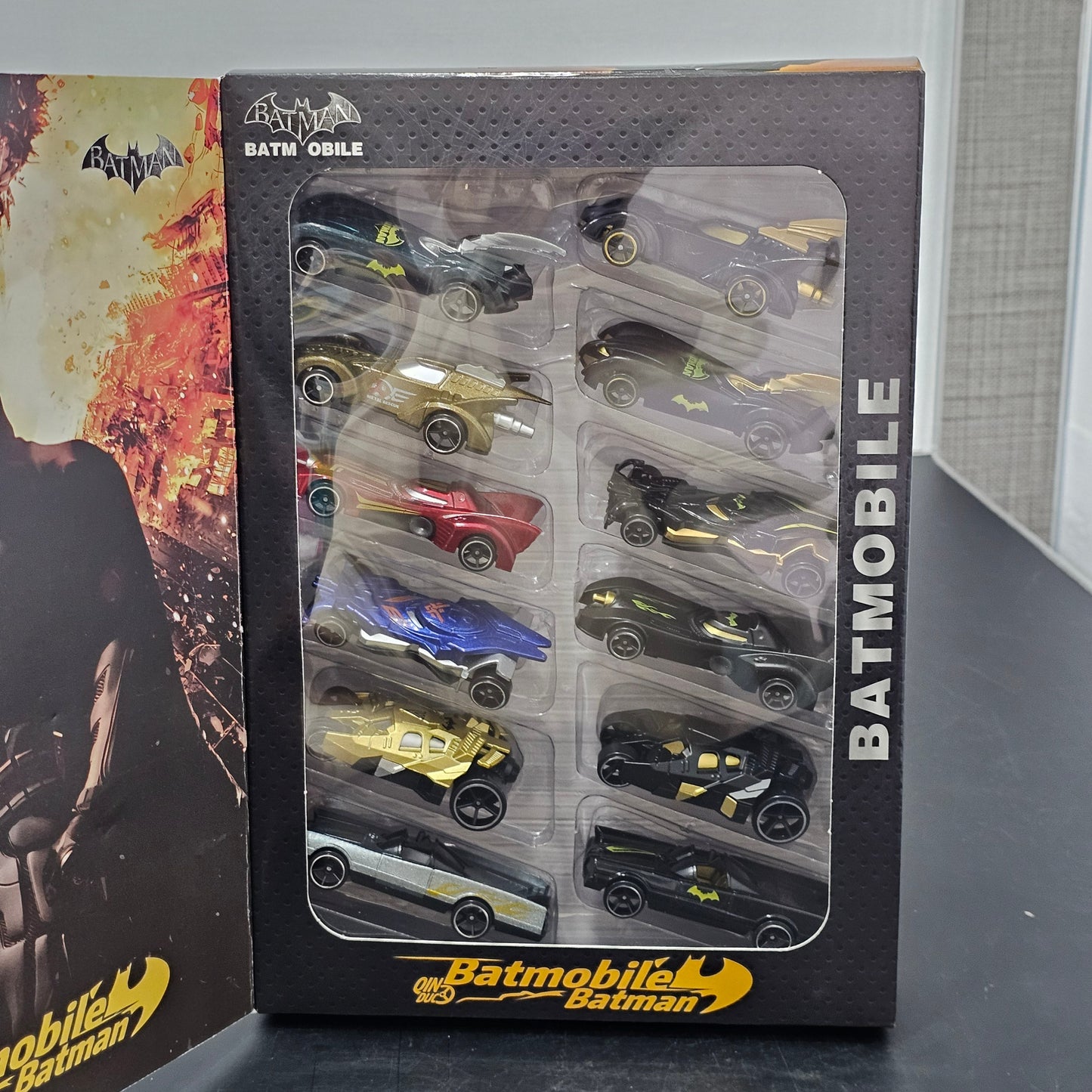 Batman Series Die-Cast Cars – 12 Pcs Set | Superhero Model Car Collection for Kids | Golu Baby