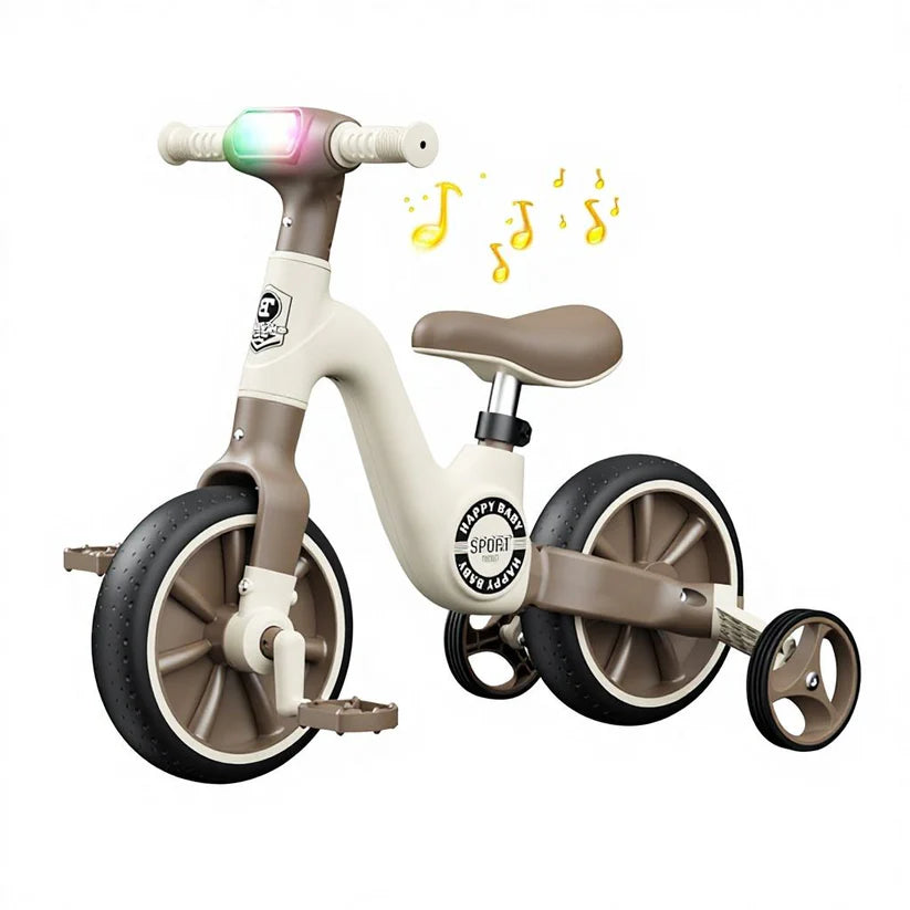RideGlide 3-Wheel Balance Tricycle – Anti-Rollover Kids Sliding Bike