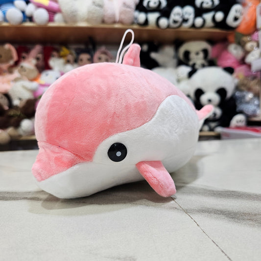 Dolphin Plush Toy – Pink Colour 25cm | Golu Baby