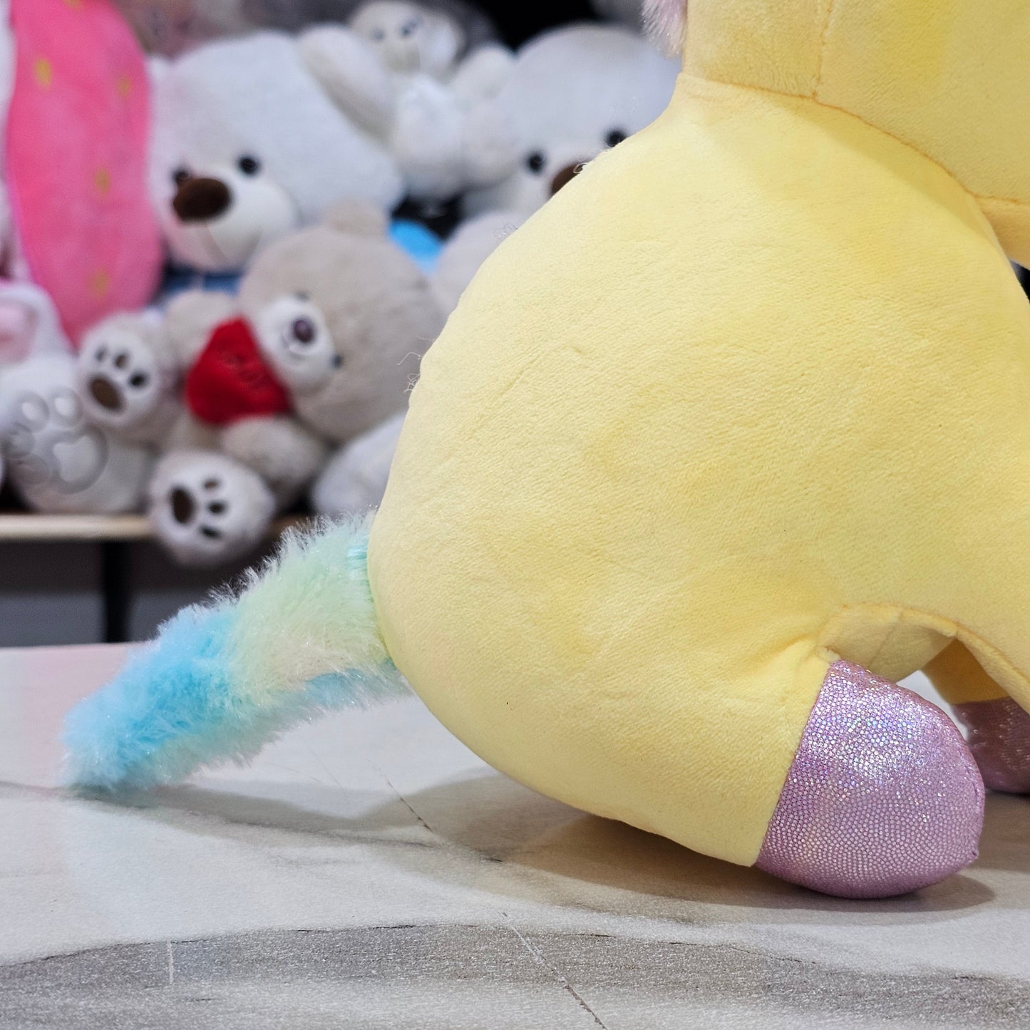 Unicorn Soft Toy – Yellow Colour 25cm | Golu Baby