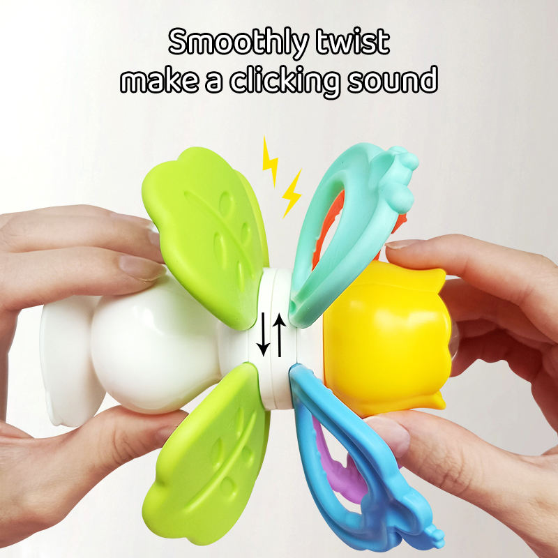 Baby Rattle Toy – Early Education for Visual, Touch & Auditory Development | Golu Baby
