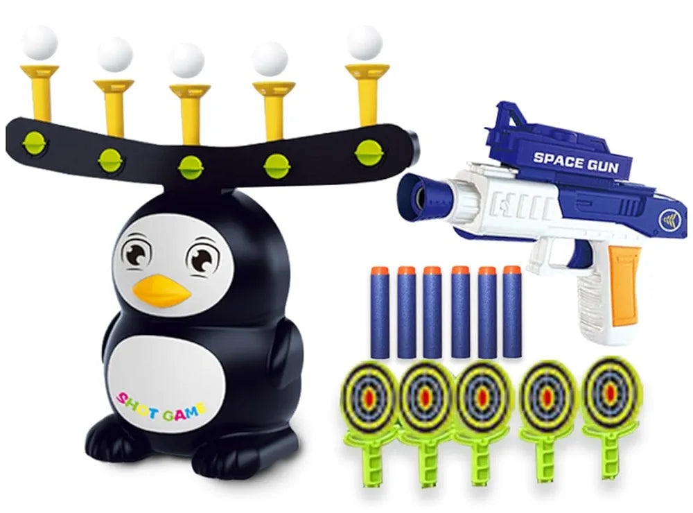 Penguin Shoot Game | 2-in-1 Activity Toy for Kids | Golu Baby