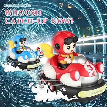 Ejection Bumper Car Pack of 2 with 2 Remotes – Golu Baby