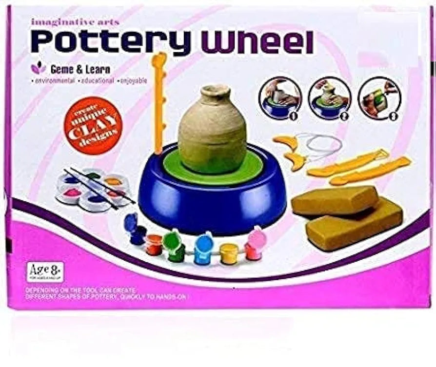 Pottery Wheel Game – Learn & Play with Creative Clay Fun - Golu Baby