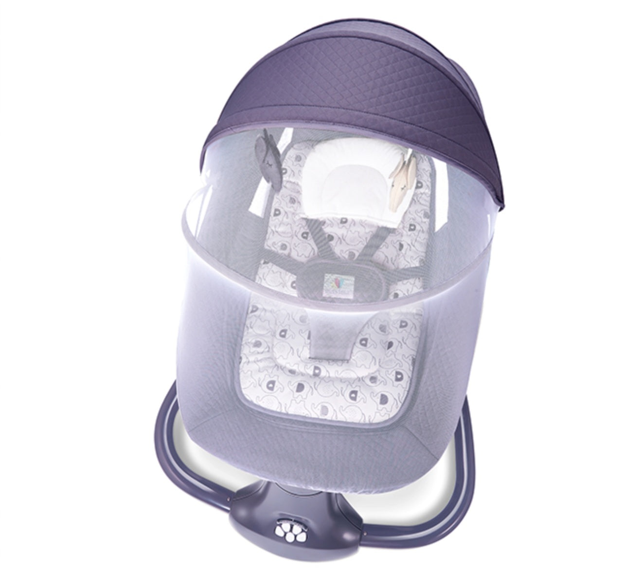 3-in-1 Deluxe Multi-Functional Bassinet – Smart Swing, Cozy Seat & Soothing Cradle | Golu baby